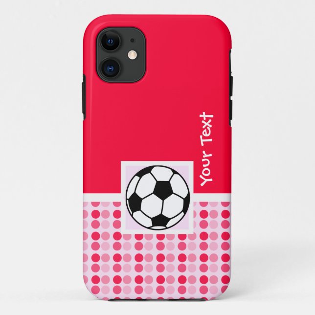 Niedlicher Fußballball Case-Mate iPhone Hülle (Rückseite)