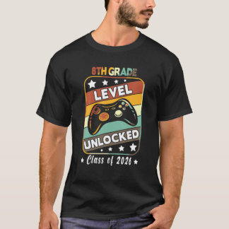 Niedlicher Gamer 8. Klasse 2026 Erster Tag der SC T-Shirt