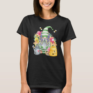 Niedlicher Garten mit Bienen und Blume Gärtner T-Shirt