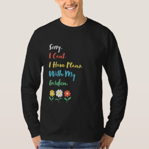 Niedlicher Gärtner, den ich mit meinem Garten plan T-Shirt