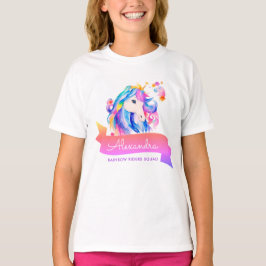 Niedlicher Gast der Ehrenrainbow Unicorn Squad T-Shirt