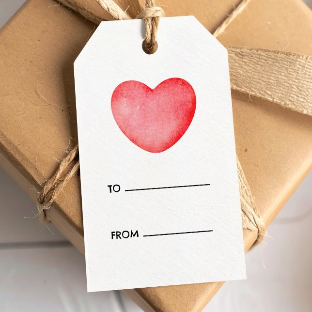 Niedlicher Gefallen am rosa Herz Geschenkanhänger (Von Creator hochgeladen)