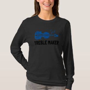 Niedlicher Geiger für Männer Frauen Violine   Musi T-Shirt