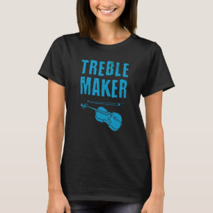 Niedlicher Geiger für Männer Frauen Violine Musik  T-Shirt