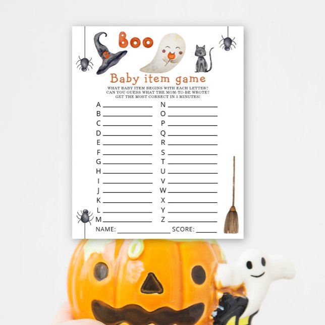 Niedlicher Geist - Baby Item Game. Baby Shower Gam (Von Creator hochgeladen)