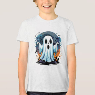 Niedlicher Geist, Halloween Tri-Blend Shirt