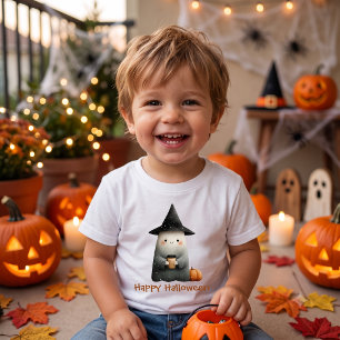 Niedlicher Geist mit Kaffeehaus Baby T-shirt