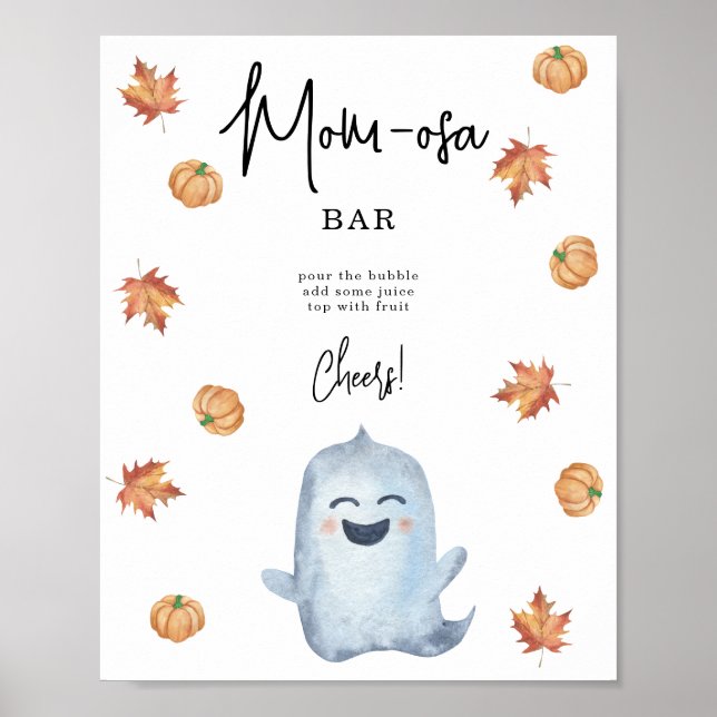 Niedlicher Geist - Mom-osa-Bar Poster (Vorne)