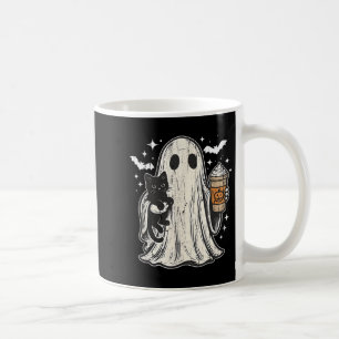 Niedlicher Geist und Katze, Niedliche Halloween-Ge Kaffeetasse