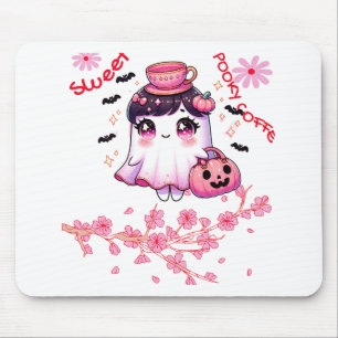 Niedlicher Geisterkaffee süßer, süßer Kaffee Mousepad