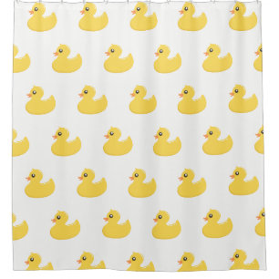 Niedlicher gelber Ducky Gummiduschvorhang Duschvorhang