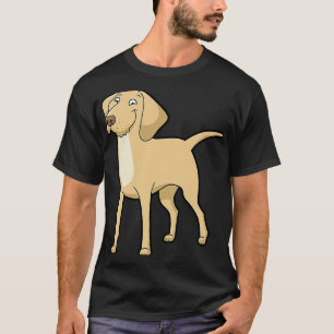 Niedlicher Gelber Labrador Golden Retriever Hund T-Shirt