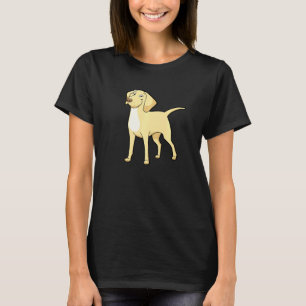 Niedlicher Gelber Labrador Golden Retriever Hund T-Shirt