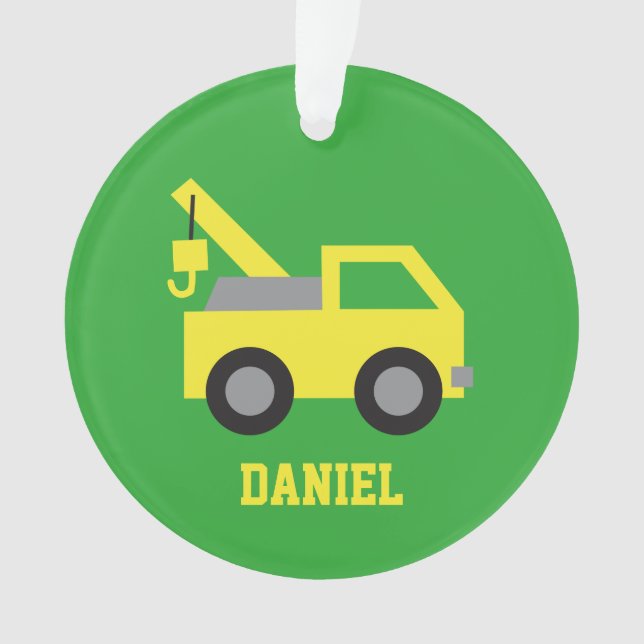 Niedlicher gelber ornament (Vorderseite)