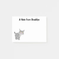 Niedlicher gemeiner Bobcat-Luchs-Cartoon