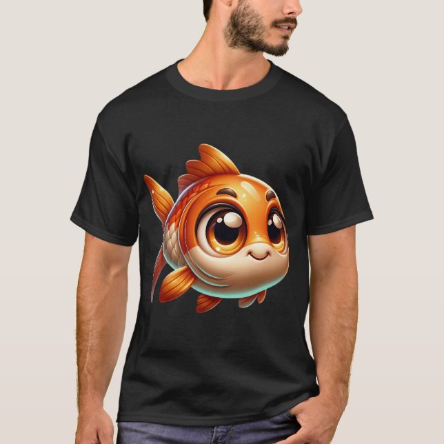 Niedlicher Gemeiner Karpfen T-Shirt (Vorderseite)