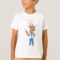 Niedlicher Gemsbok-Antilope-Cartoon