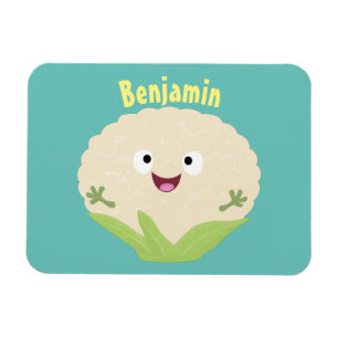 Niedlicher Gemüsegarten-Cartoon Magnet