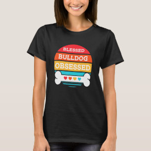 Niedlicher, gesegneter und besessener Bulldoghund T-Shirt