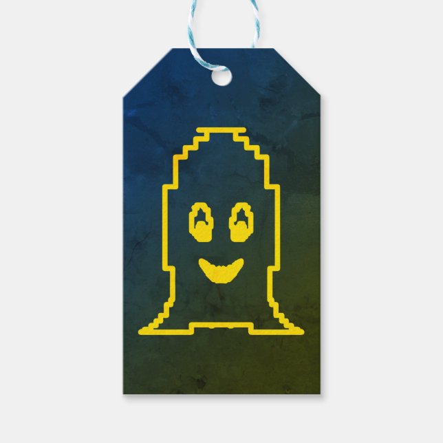 Niedlicher Gespenst Geschenkanhänger (Vorderseite)