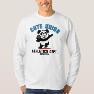 Niedlicher Gewerkschafts-Schuss gesetzter Panda T-Shirt