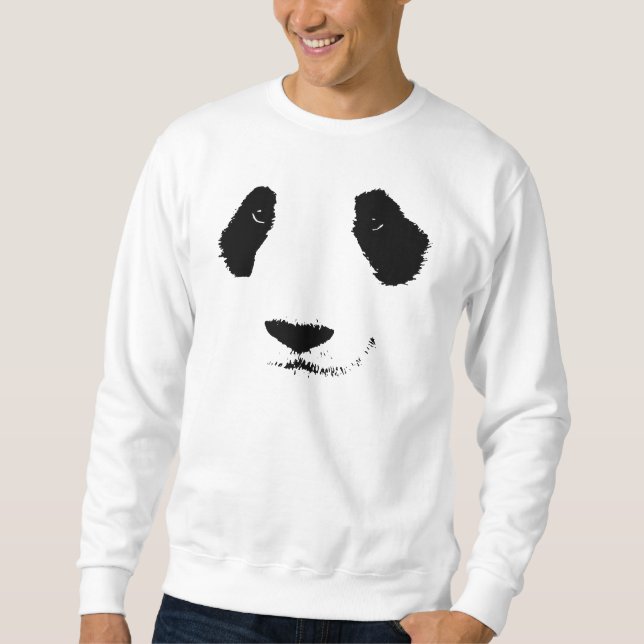 Niedlicher Gigant Panda Cartoon Grafik Design Erwa Sweatshirt (Vorderseite)