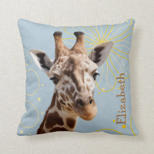 Niedlicher Giraffe Tilger Head Kissen