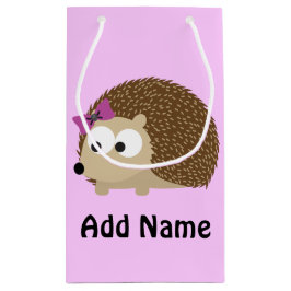 Niedlicher Girl-Igel Kleine Geschenktüte