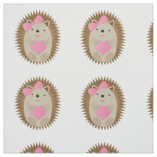 Niedlicher Girl-Igel Stoff
