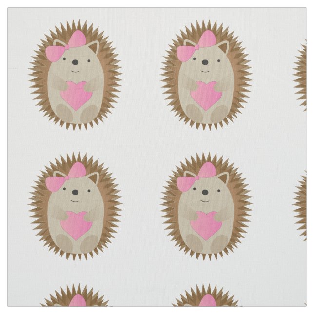 Niedlicher Girl-Igel Stoff (Muster)
