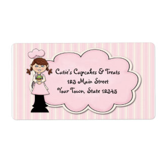 Niedlicher Girl-Koch, Cupcake, Pink