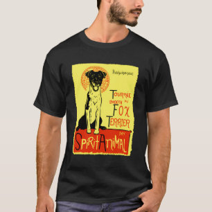Niedlicher, glatter, haariger Fox Terrier Dog Smoo T-Shirt
