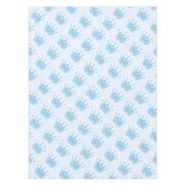 Niedlicher Glitzer-Baby-Blau-Kronprinz Gewohnheit Tischdecke