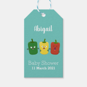 Niedlicher Glockenpfeffer capsicum trio singend Ca Geschenkanhänger