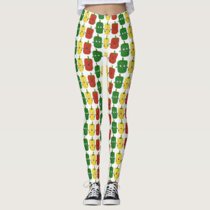 Niedlicher Glockenpfeffer capsicum trio singend Ca Leggings
