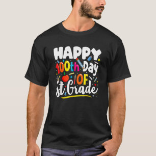 Niedlicher glücklicher 100. Schultag 1. Klasse Leh T-Shirt