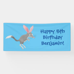 Niedlicher glücklicher australischer Bilby-Cartoon Banner
