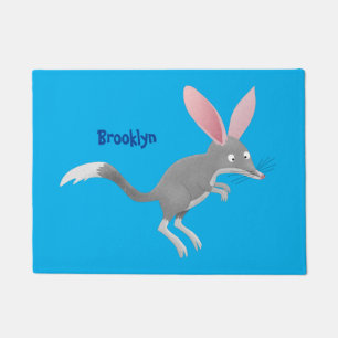 Niedlicher glücklicher australischer Bilby-Cartoon Fußmatte