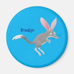Niedlicher glücklicher australischer Bilby-Cartoon Magnet