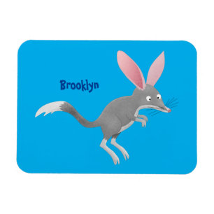 Niedlicher glücklicher australischer Bilby-Cartoon Magnet