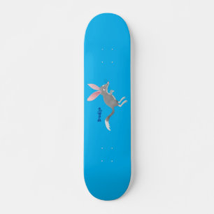 Niedlicher glücklicher australischer Bilby-Cartoon Skateboard