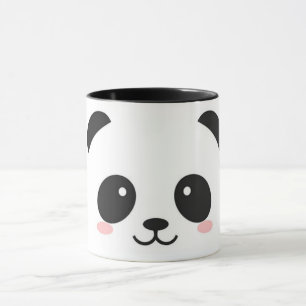 Niedlicher glücklicher Gesichts-Panda Tasse