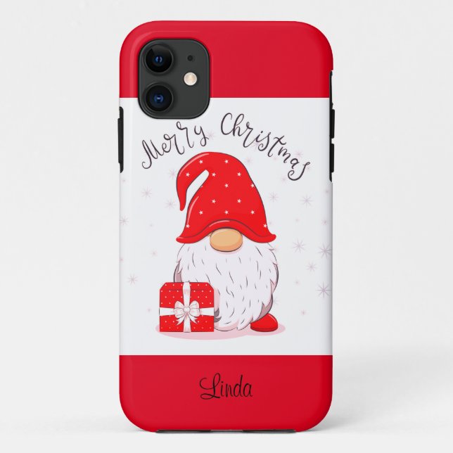 Niedlicher glücklicher Gnome Case-Mate iPhone Hülle (Rückseite)