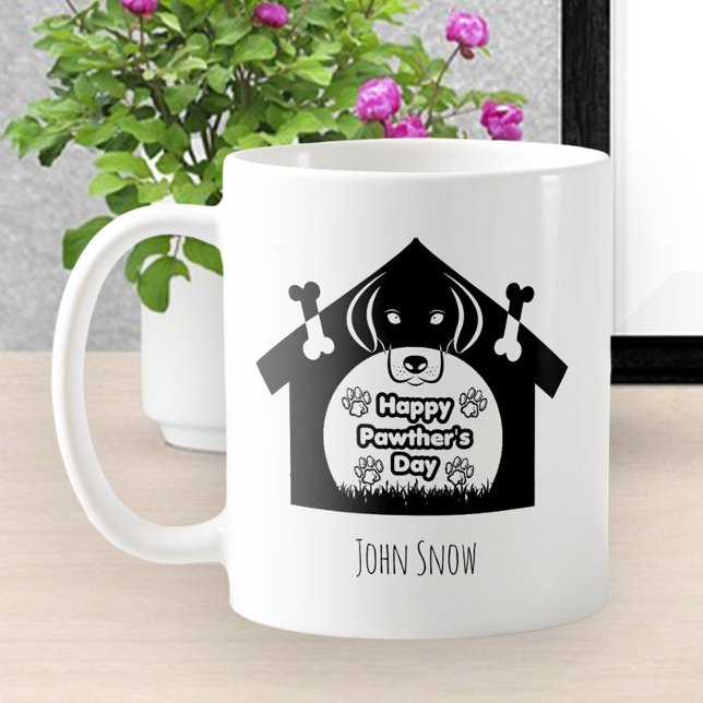 Niedlicher glücklicher Pawther-Tag Kaffeetasse (Von Creator hochgeladen)