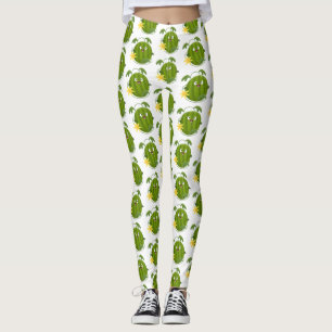 Niedlicher, glücklicher Wassermelone-Cartoon Leggings