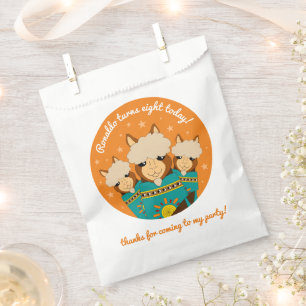 Niedlicher Glückwunsch zum Geburtstag Boy Alpacas Geschenktütchen