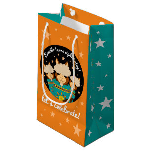 Niedlicher Glückwunsch zum Geburtstag Boy Alpacas  Kleine Geschenktüte