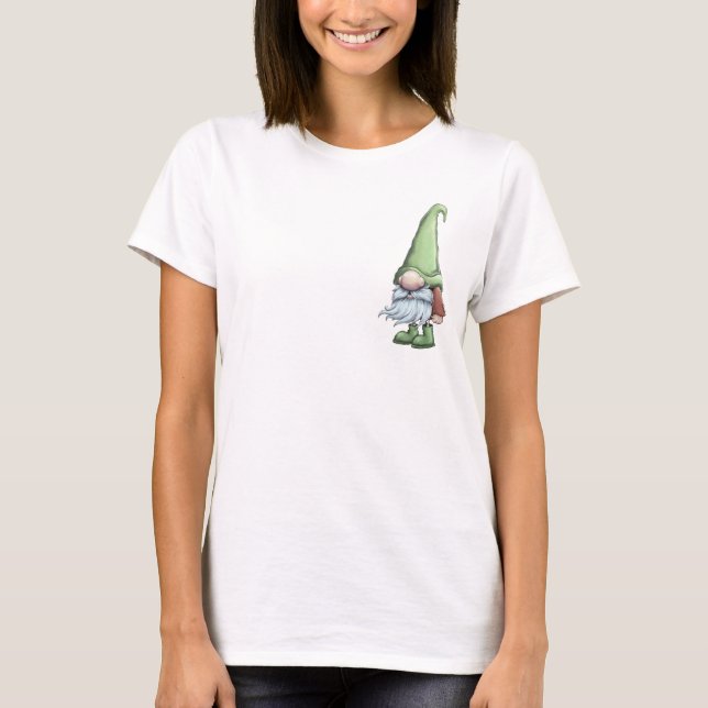 Niedlicher Gnome-T - Shirt. T-Shirt (Vorderseite)
