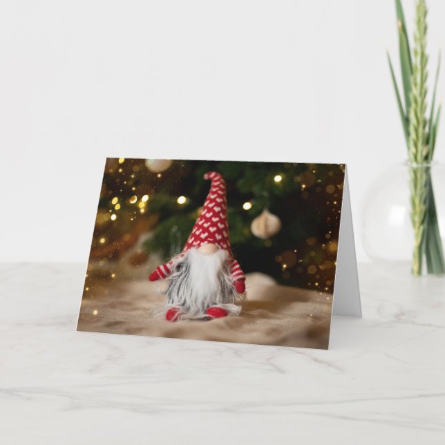 Niedlicher Gnome Weihnachten (Vorderseite)