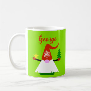 Niedlicher Gnome Weihnachtskaffee Tasse